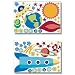 Wallies Olive Kids - Out of this World Outer Space Big Mural Prepasted Diecut Wallpaper