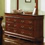 Bedroom Dresser with Storage Drawers - Cherry Brown