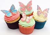 12 Wafer Butterflies Wafer Soya Lecithin Set Size Product Description Milk Powder Cake Decorations Butterflies Assorted Sizes Allergy 70mm 