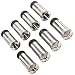 Hardinge 5C 8 Piece Round Smooth Collet Set, Size Range from 1/8" - 1" Range, 1/8" Increments