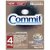 Commit Stop Smoking Aid 4 Mg Lozenges, Cappuccino, 72 Ea - Discontinued Flavor