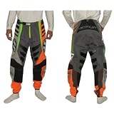 2 PIECE BONUS PACK: JET PILOT Mens Orange & Black Motocross Motorcycle Racing... by JetPilot