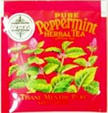 Mlesna Brand Peppermint Tea Gourmet Individually Wrapped Tea Bags (Pack of 25 Bags) by Mlesna