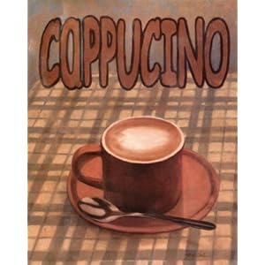 Cappuccino Art Poster Print by T. C. Chiu, 8x10