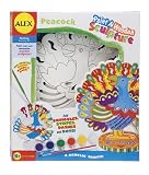 Alex Paint a 10" X 11" Wooden Peacock Sculpture Kit