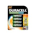 Duracell Rechargeable AA NiMH Batteries, MIGNON/HR6/DC1500, 8-Count Package (Pack of 2)