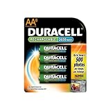 Duracell Rechargeable AA NiMH Batteries, MIGNON/HR6/DC1500 (8 Batteries)