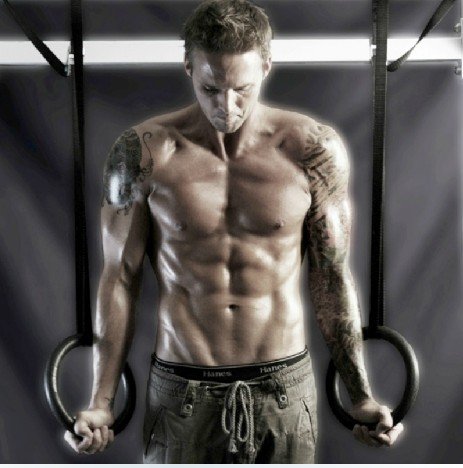 Zuwit Adjustable Olympic Gymnastic Crossfit Gym Strength Training Rings Pull Up Muscle Exercises