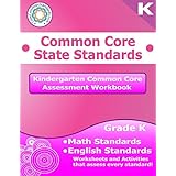 kindergarten common core assessment workbook common core state standards