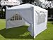 New 10' X 10' EZ Pop Set Up Canopy Tent Gazebo Includes 4 Sidewalls White