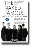 The Naked and Famous Poster - Concert Flyer - Passive Me Aggressive You Tour