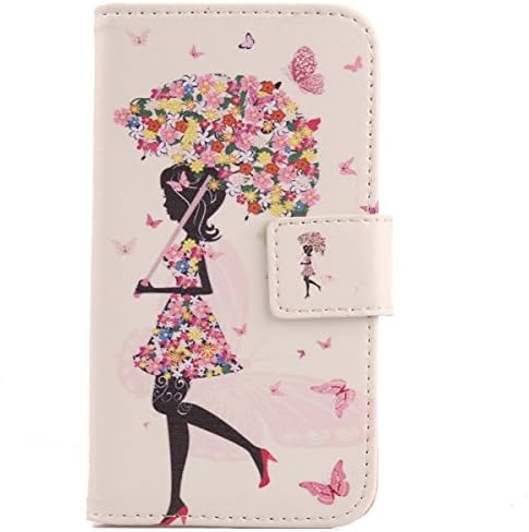Lankashi Pattern PU Flip Design Leather Cover Skin Protection Case for HTC Desire Eye (Umbrella Girl)
