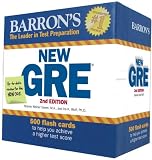Barrons New GRE Flash Cards, 2nd Edition