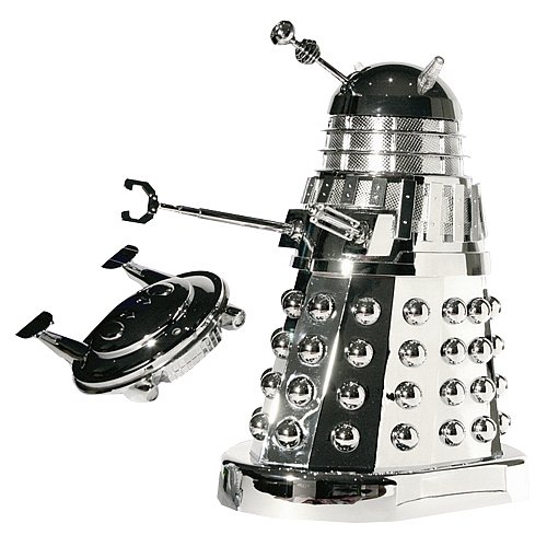 51SQjdC2iUL Doctor Who 12 Inch RC Silver Chrome Movie Dalek