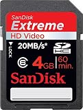 Sandisk 4GB EXTREME III SDHC SD Card (SDSDX3-4096, Static Pack)