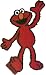 Sesame Street Cartoon Patch - 4.5 Elmo Waving - RARE!