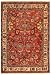 6X9 Red Traditional Wool Hand Knotted Turkistan TRK105 Persian Area Rug