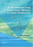 A Mathematical View of Interior-Point Methods in Convex Optimization (MPS-SIAM Series on Optimization)