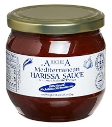 Mediterranean Imports Tunisian Kosher Harissa, 16.22-Ounce Glass Jar (Pack of 3)