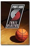 (24x36) Portland Trail Blazers (Logo, Basketball) Sports Poster Print