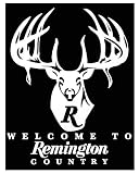 Large White R Buck Decal