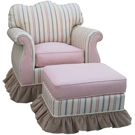 Angel Song Madison - Cream - Empire Rocker Glider Chair - Down Filled by Angel Song