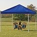 ShelterLogic 10 x 10- Feet Canopy 2- Inch 4-Leg Frame, Blue Cover
