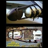 Side View Mirror Extender Trailer Towing Mirror Ratchet Tow Mirror Extender... 