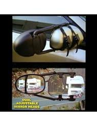 Side View Mirror Extender Trailer Towing Mirror Ratchet Tow Mirror Extender (Universal Fit)