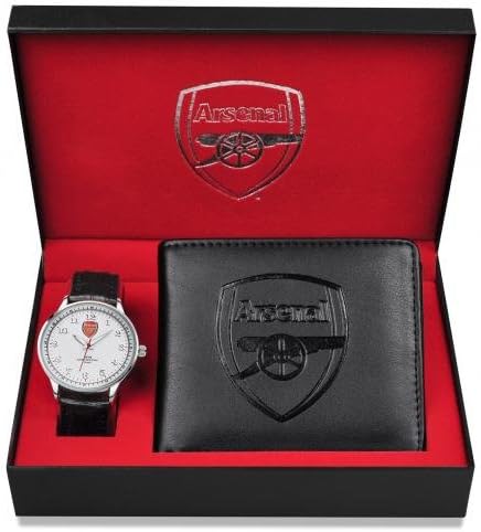 Mens Watch & Wallet Set - Arsenal F.C