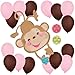 It's a Girl! Monkey Balloon Kit