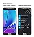 iAnder Samsung Galaxy Note 5 Privacy Premium Tempered Glass Screen Protector - 0.3mm thickness / 2.5D Rounded Edge / Industry 10H Hardness with Oleophobic Coating - HQ Clarity and Maximum Touchscreen Accuracy