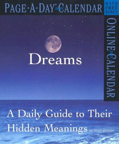Dreams Page-A-Day Calendar meanings of dreams. Dreams Page-A-Day Calendar