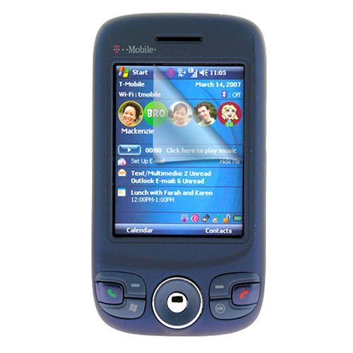 HTC T-Mobile Wing PDA Premium Reusable Screen Protector with Lint Cleaning Cloth By Ikross