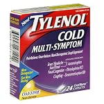 Tylenol Cold Multi-Symptom, Daytime (Non-Drowsy), Cool Burst Caplets, 24 caplets (Pack of 3)