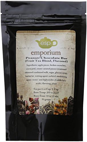 ESP Tea Emporium Fruit Tea Bend, Peanut Chocolate Bar, 1.76 Ounce