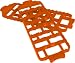 Erapro TAS 2-Piece Standard Vehicle Snow Traction Aid Bright Orange