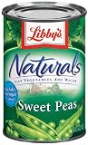 Libby's Naturals Sweet Peas, 15-Ounce  Cans (Pack of 12) by Libby's Best Buy