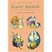 Old-Time Easter Animals Stickers: 24 Pressure-Sensitive Designs