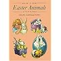 Old-Time Easter Animals Stickers: 24 Pressure-Sensitive Designs