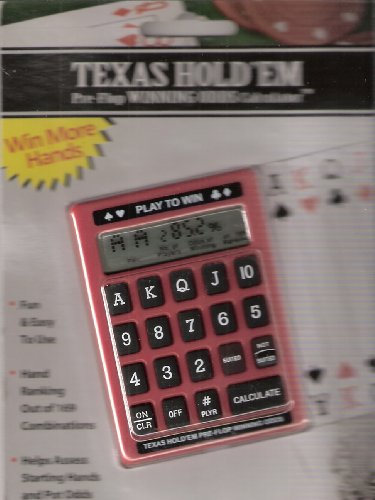 Texas Holdem Pre-Flop WINING ODDS Calculator
