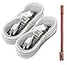 (2x Pack) Samsung USB Sync Charger Cable 5FT 2.0 - 11pin Micro White + Mini Micro USB
