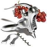 PinzonMatteChrome-PlatedCorkscrewandFoilCutterSet