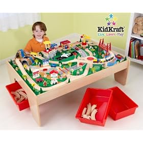 Waterfall Mountain Train Set and Table by KidKraft