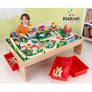 Waterfall Mountain Train Set and Table by 