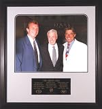 Joe DiMaggio, Joe Montana and Joe Namath - Three Great Joes - Framed 16x20 Unsigned Photograph with Nameplate