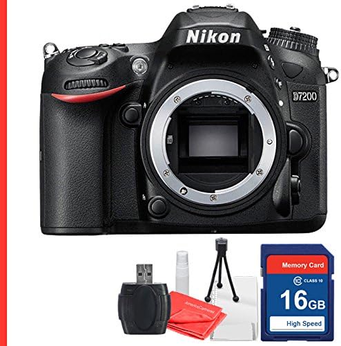 Nikon D7200 DSLR Camera , 16GB SD Memory card class 10 High Speed