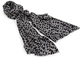 MIR Women's Leopard Cashmere Blend Scarf