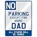 manx9  - NO PARKING EXCEPT FOR MANX DAD PARKING SIGN