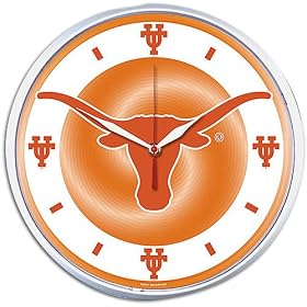 Texas WinCraft NCAA Round Clock